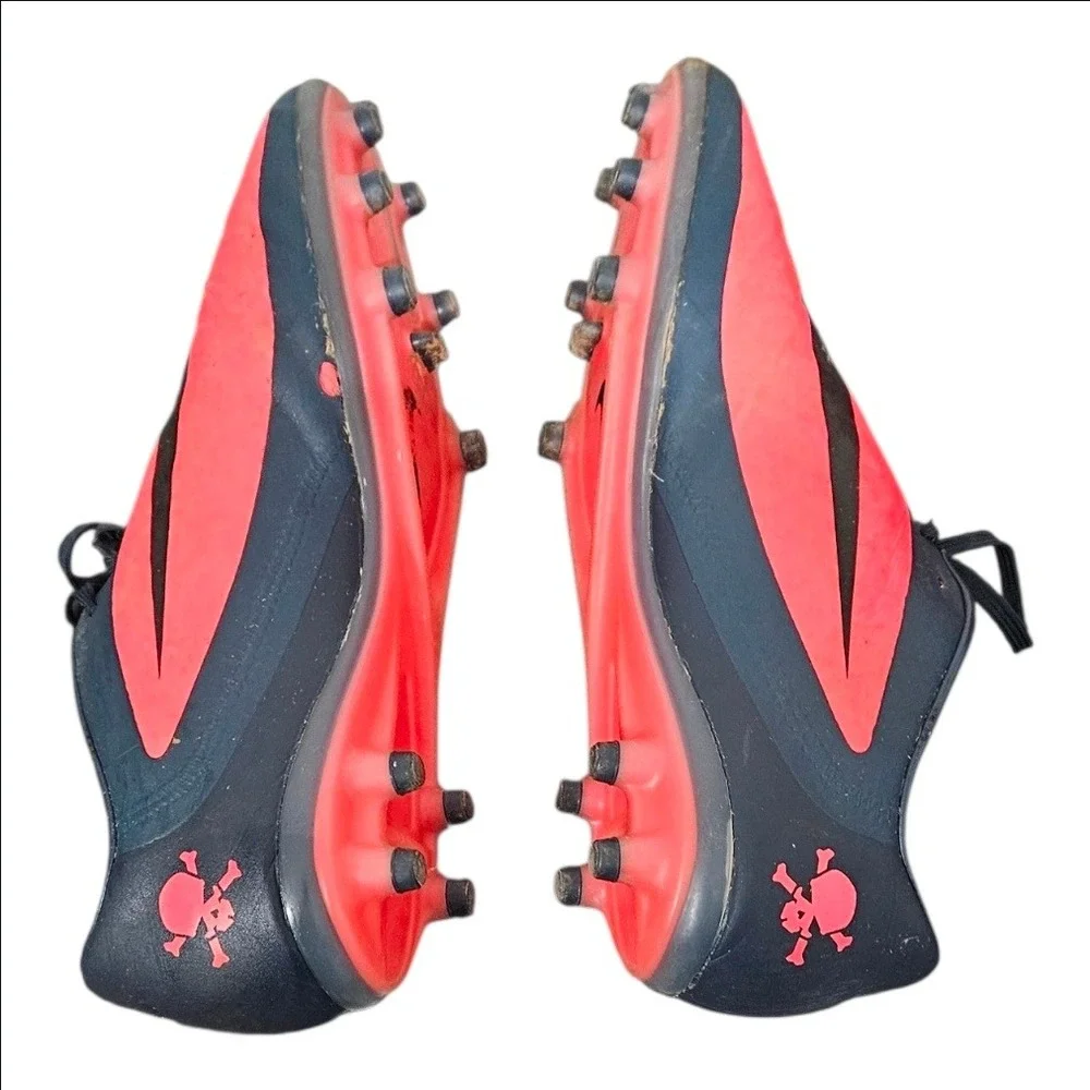 Nike Hypervenom Phelon FG Soccer Cleats Crimson Navy Blue Mens 9.5 599730-690